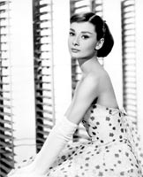Photo of Audrey Hepburn.
