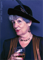 Photo of actress-playwright RoseLynn Katz.