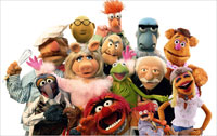 Photo of Muppets characters.