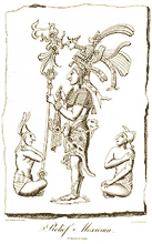“Relief Mexicain” (plate 11) in Alexander von Humboldt’s Vues des Cordillères (1810). 