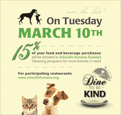 Dine to be Kind on March 10.