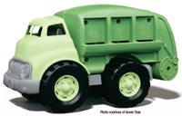Photo of recycling truck toy.