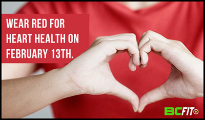 Wear red for Heart Health on February 13.