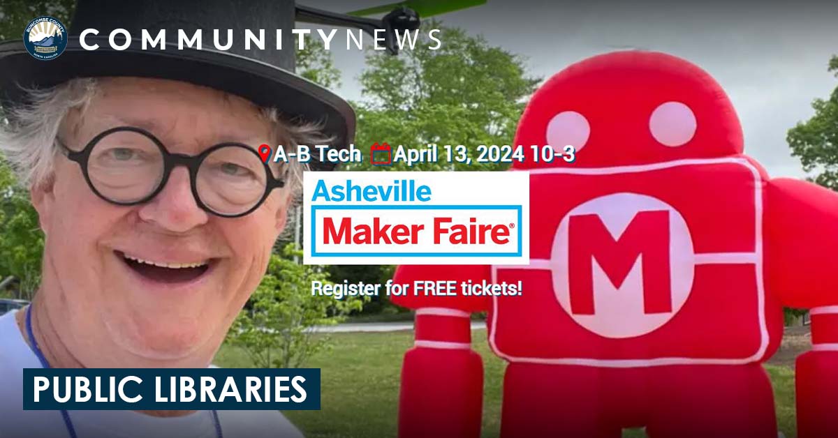 Visit the Library at the Maker's Faire on April 13