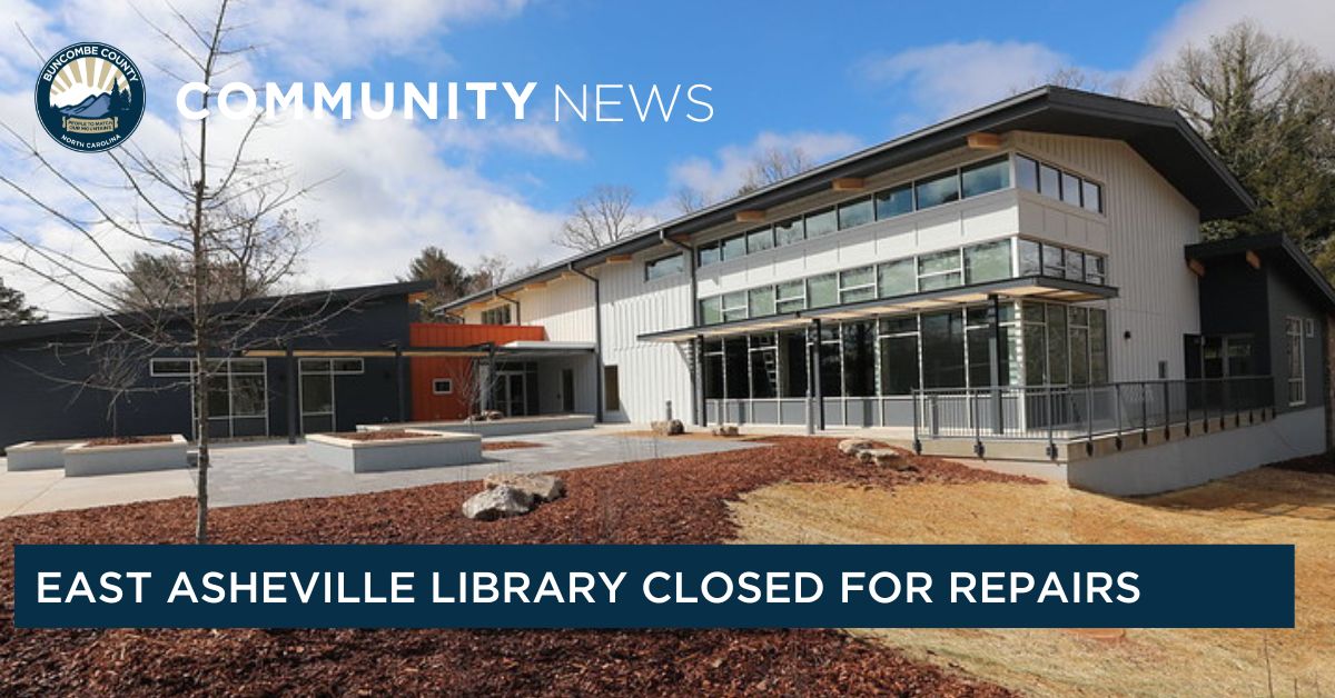 East Asheville Library Closed Temporarily for Repairs 