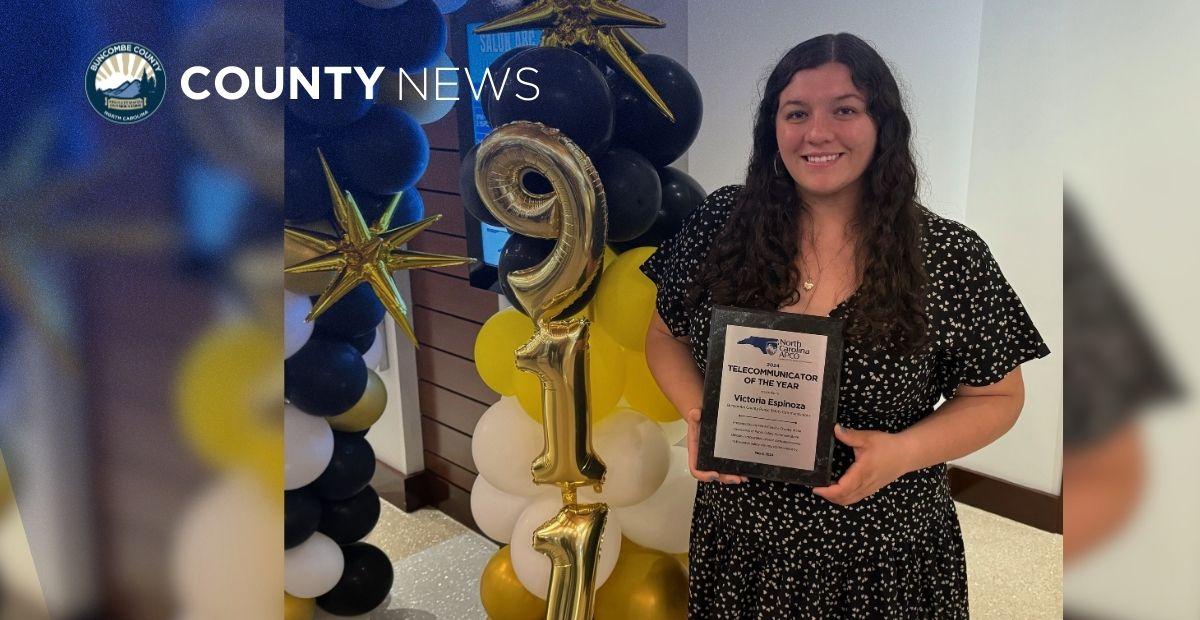 Victoria Espinoza recognized with Telecommunicator of the Year