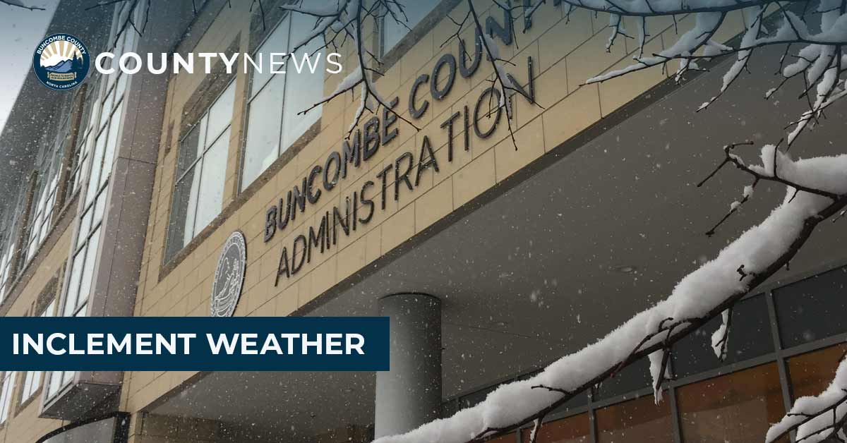 snow on administration office