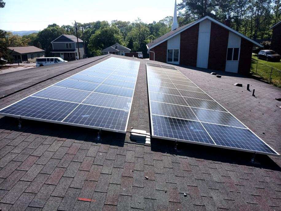 Solar Installation at St. Paul’s Missionary Baptist Cathedral.