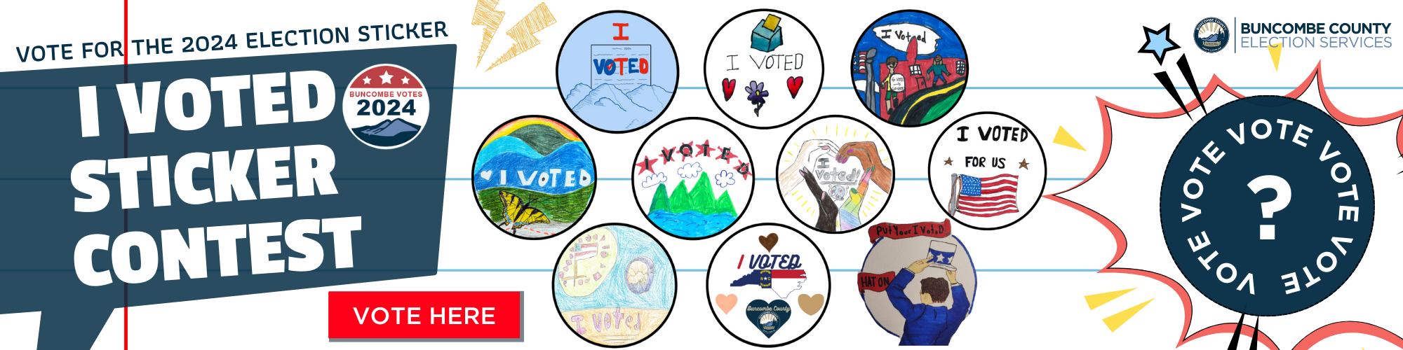 'I Voted' Sticker Contest Image