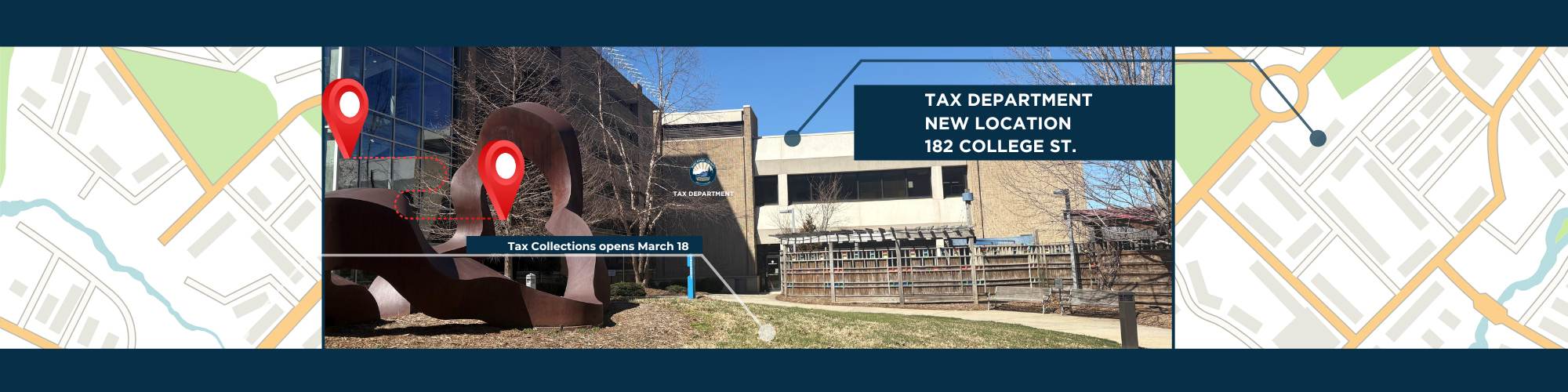 Tax Collections Moves to a new location starting March 18