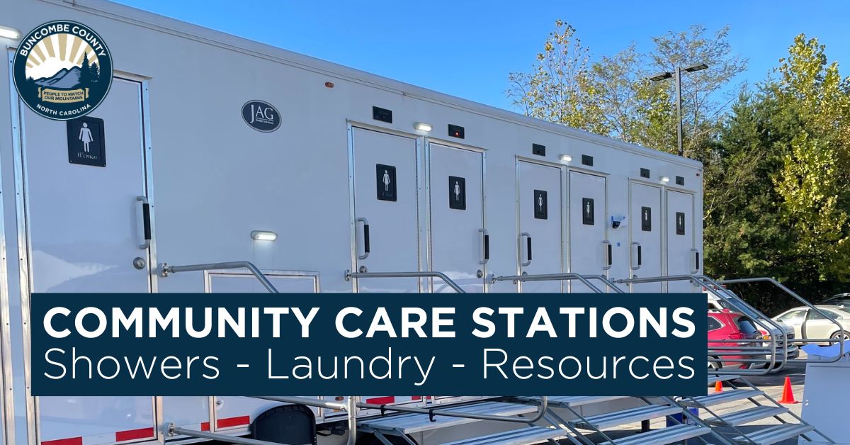 Community Care Stations - Free showers, laundry, and more available after Helene