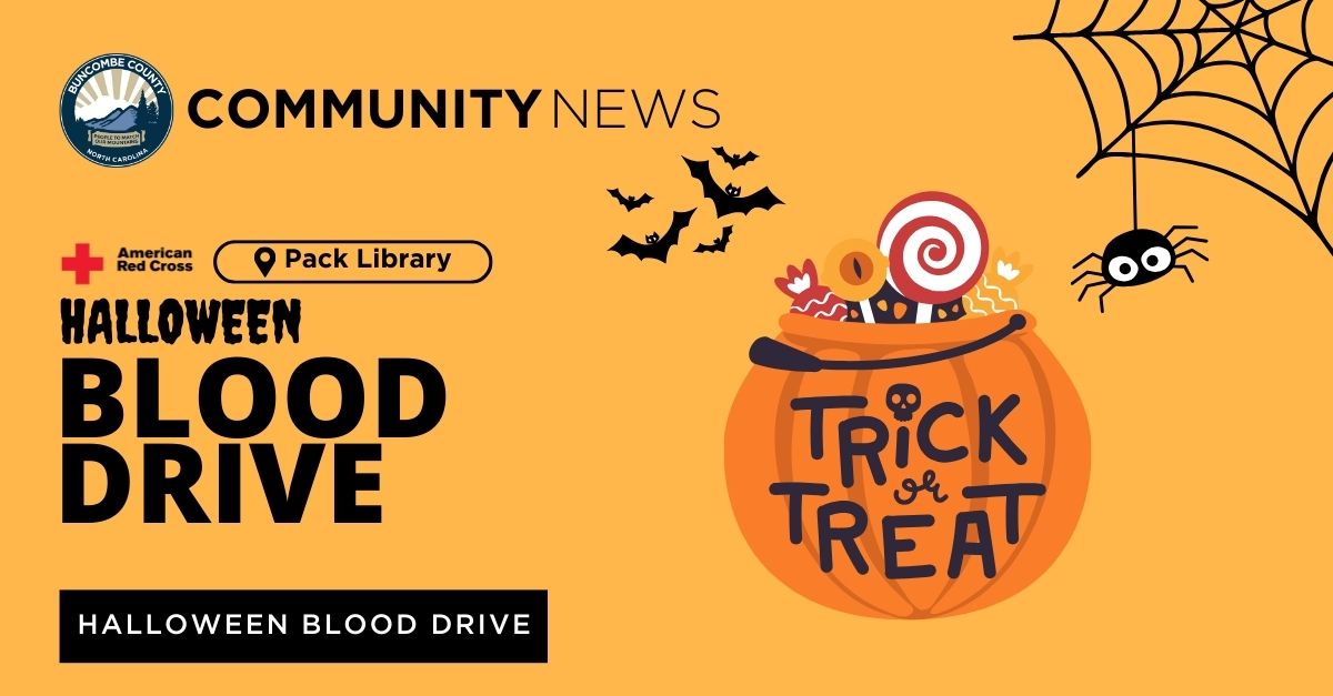 Buncombe Halloween Blood Drive: Don't Be Scared, Carve Out Time to Help Save Lives