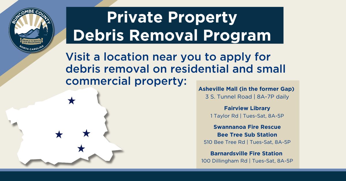 What You Need to Know: Private Property Debris Removal Program