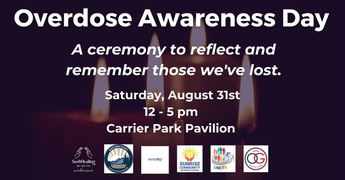 Join us: Overdose Awareness Day Ceremony on Aug.31