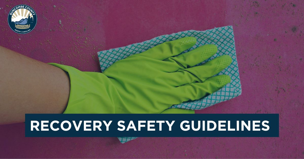 Safety Precautions During Recovery - Mold Cleanup, Water Safety, Dangers to Avoid