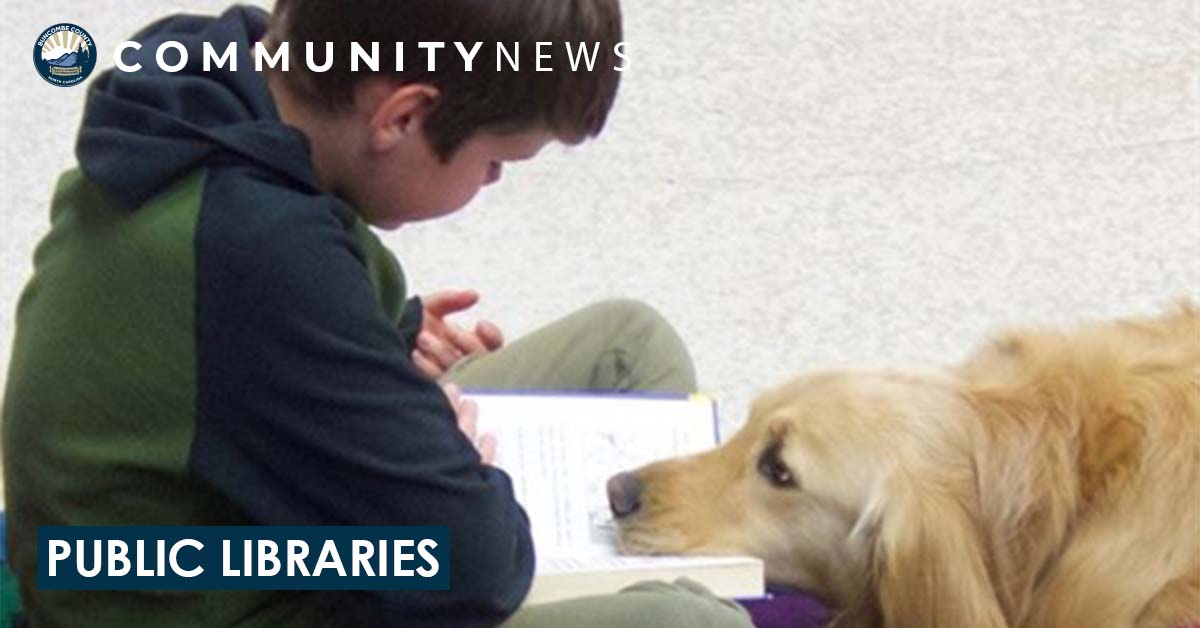 Unleash Reading at the Library: Reading to a Dog